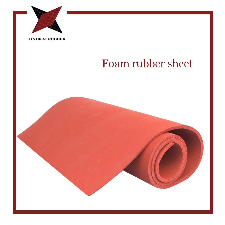 Silicone Foam Rubber Sheet Highly Elastic Sponge Rubber Sheet Rubber Flooring Mat