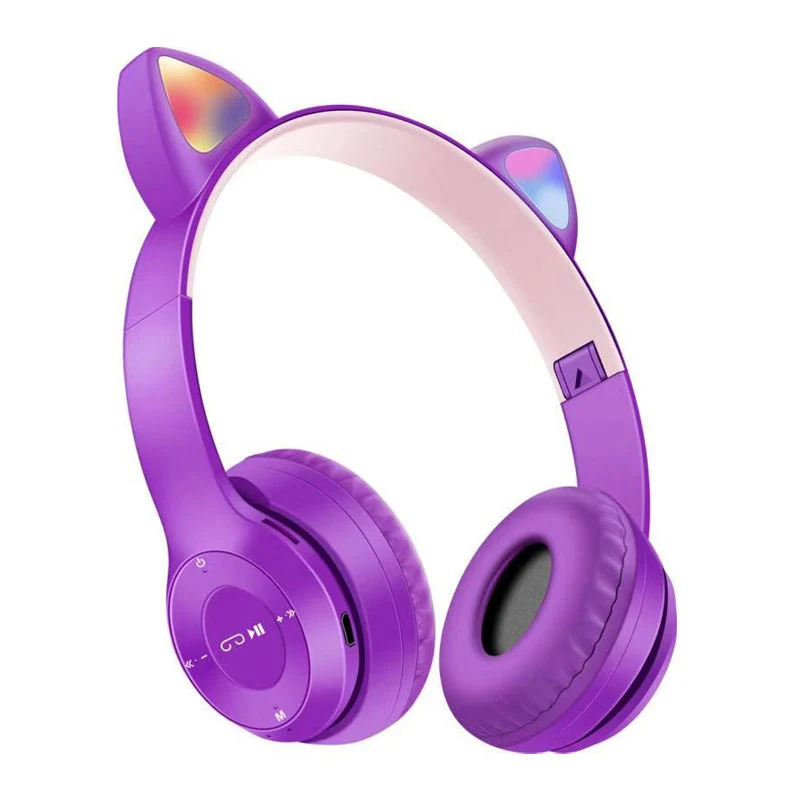 Hot Sale Headphones Bt 5.0 Wireless Bluetooth Earphones Mobile Game Cat Ear Headphones