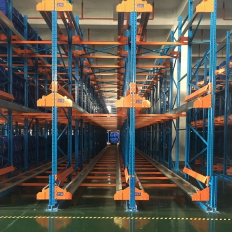 Semi-Automatic Shelf System Four Way Shuttle Car Remote Control Radio Shuttle Shelf Can Be Used for Cold Storage Factory Storage