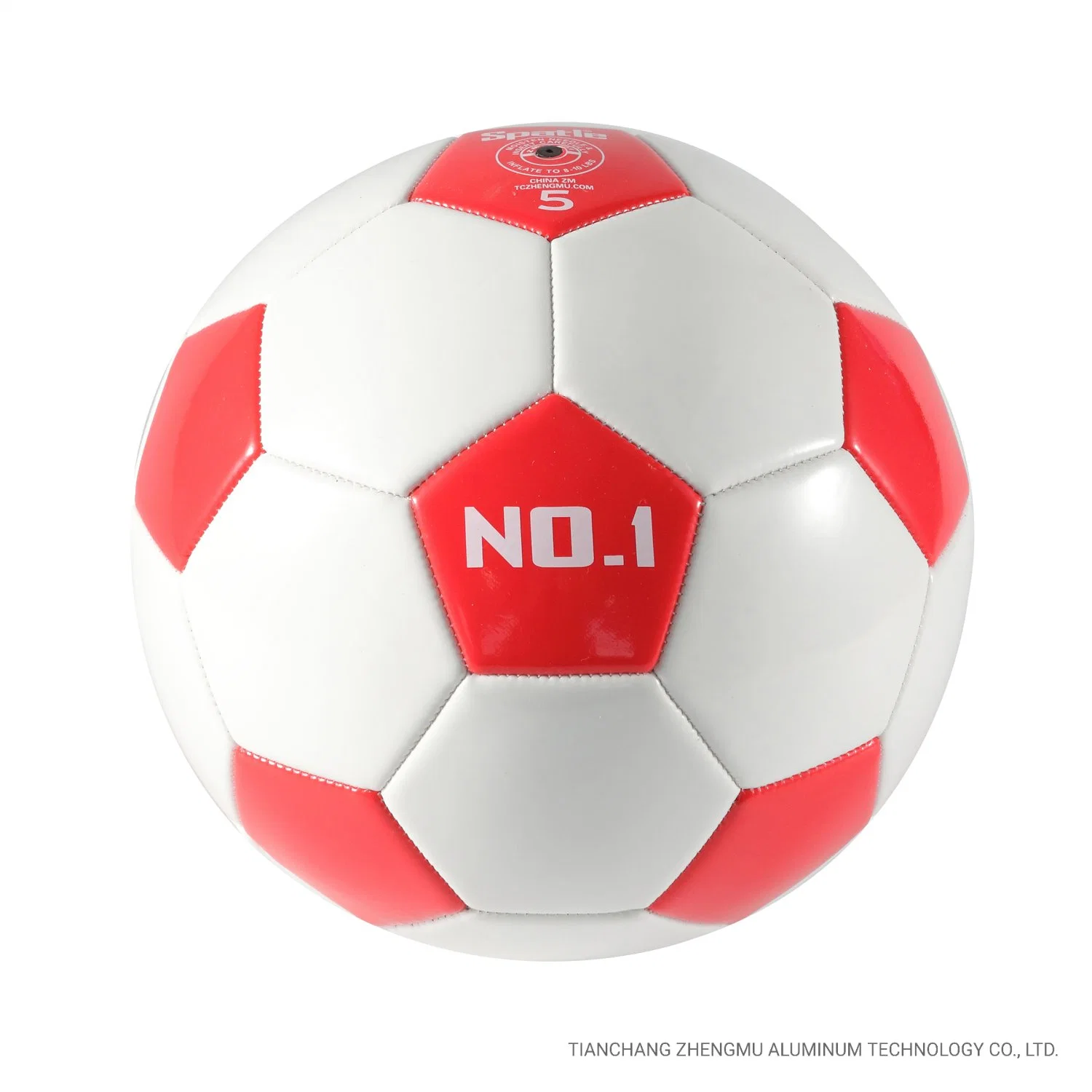 Logo de l'équipe personnalisé PVC Ballon de soccer - Taille 5 pour la formation