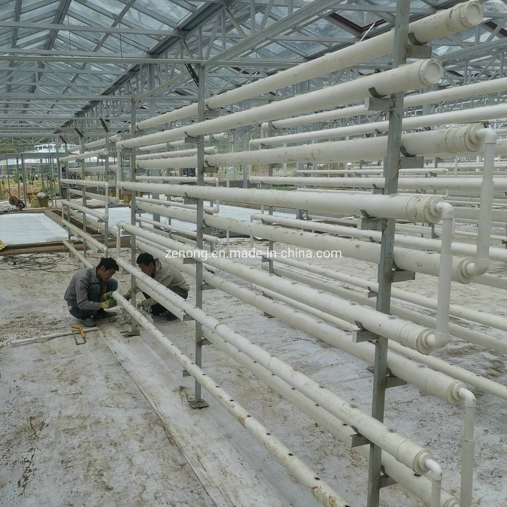 La fábrica de alta calidad de suministro de tamaño pequeño/Gran Tamaño de tubo redondo de PVC marco vertical para interiores, la agricultura La agricultura de invernadero/Verduras