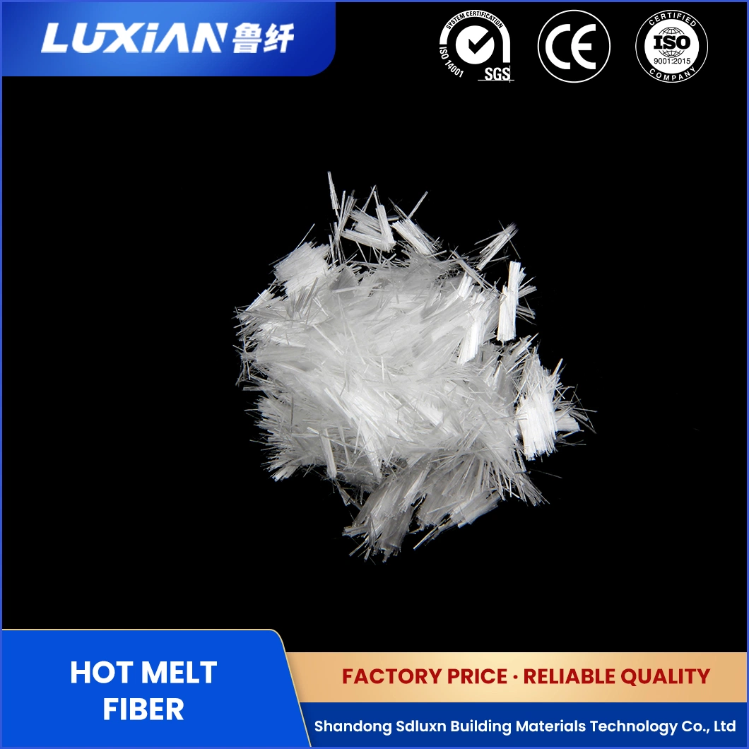 Luxn Cotton Staple Fiber Sample Available Synthetic Resin Lx Dr-100 Polypropylene Cement Fiber China Exhaust Anti-Explosion Hammer Sided Fiber Suppliers