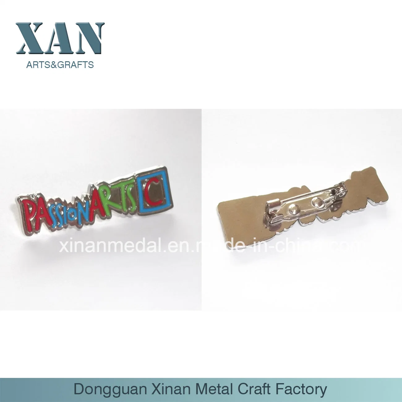 Custom Zinc Alloy Metal Brooch