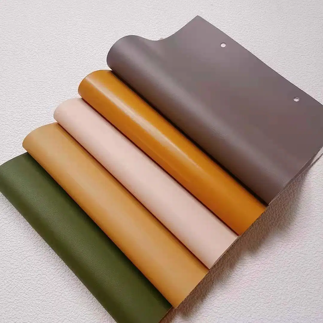 Hotsale Napa Faux Leather Fabric for Sofa Chair Making Synthetic Leather Car Upholstery Car Seat Cover Leather Roll PVC Vinyl