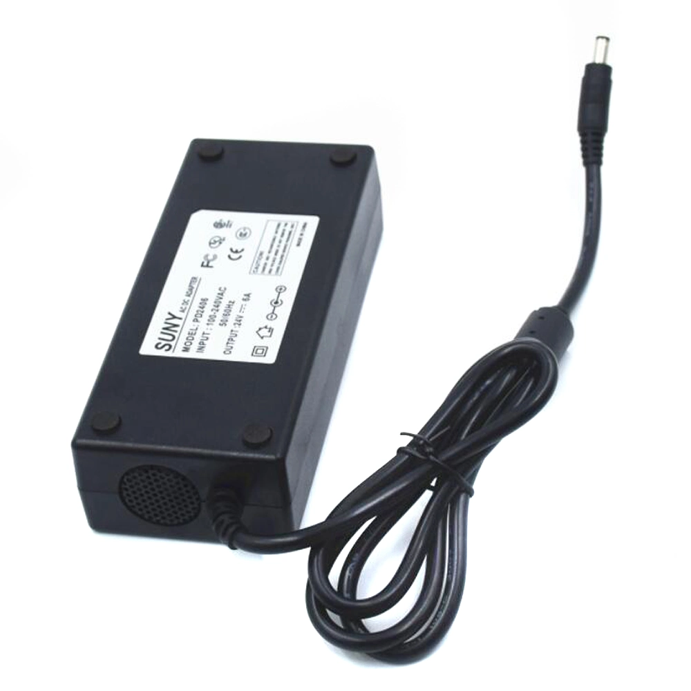 24V6a Power Adapter 144W LED Light Power Supply 100-240V AC Input