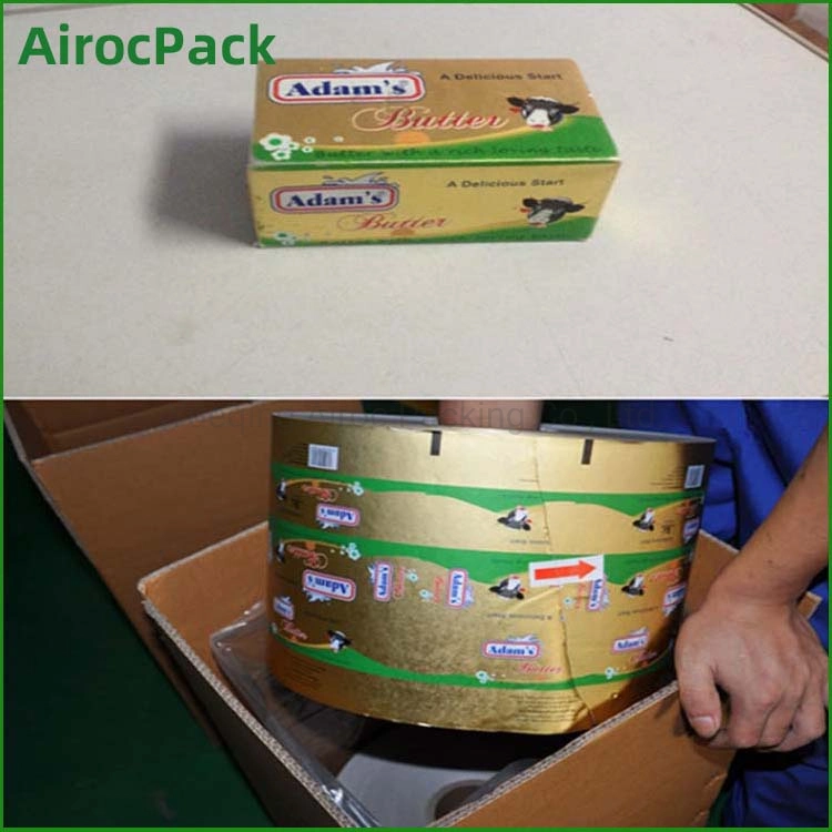 China Manufacturer Aluminium Foil with Paper for Butter Pack