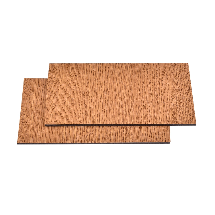 Eco-Friendly Outdoor Fireproof Easy Install Wood Aluminum Composite Decorative Boards Panels