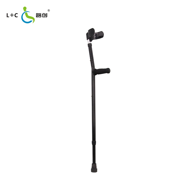 China Factory Aluminum Elbow Crutch Waling Cane Light Weight for The Elderly