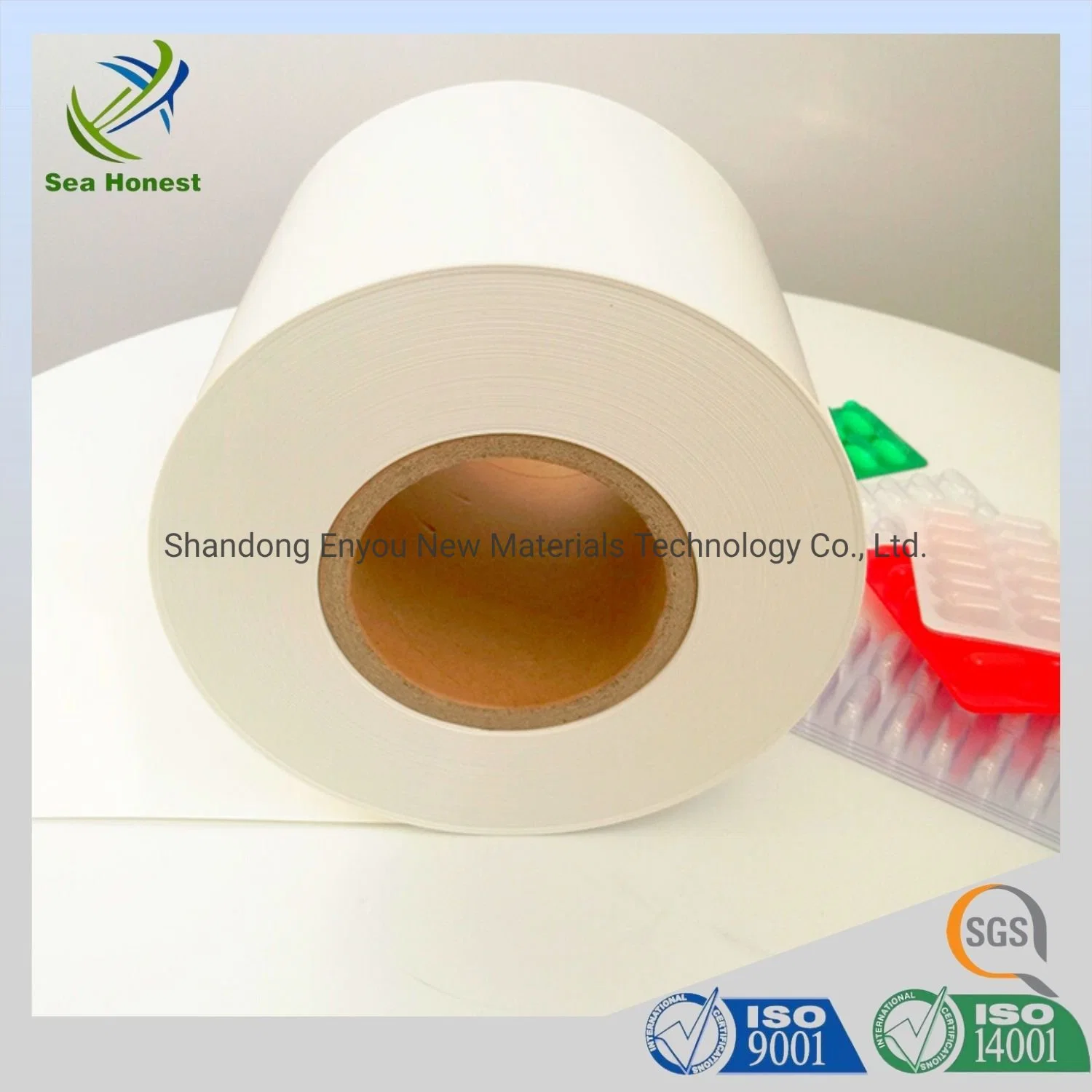 Opaque White Color Rigid Plastic Pharmaceutical PVC Sheet Film for Medicine Packaging