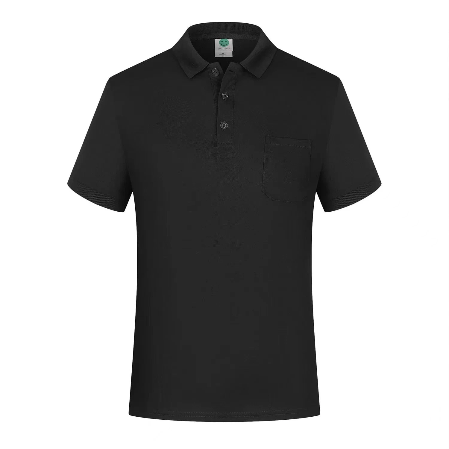 Printing T-Shirt Work Clothes Unisex Polo Shirt with Pocket