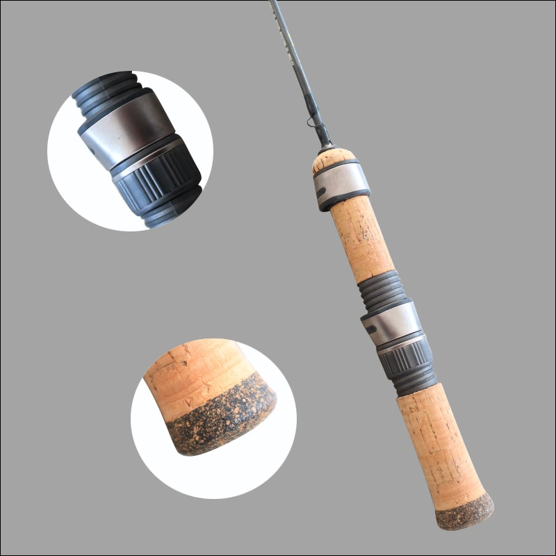 Factory Cork Handle Carbon Material Ice Fishing Rod