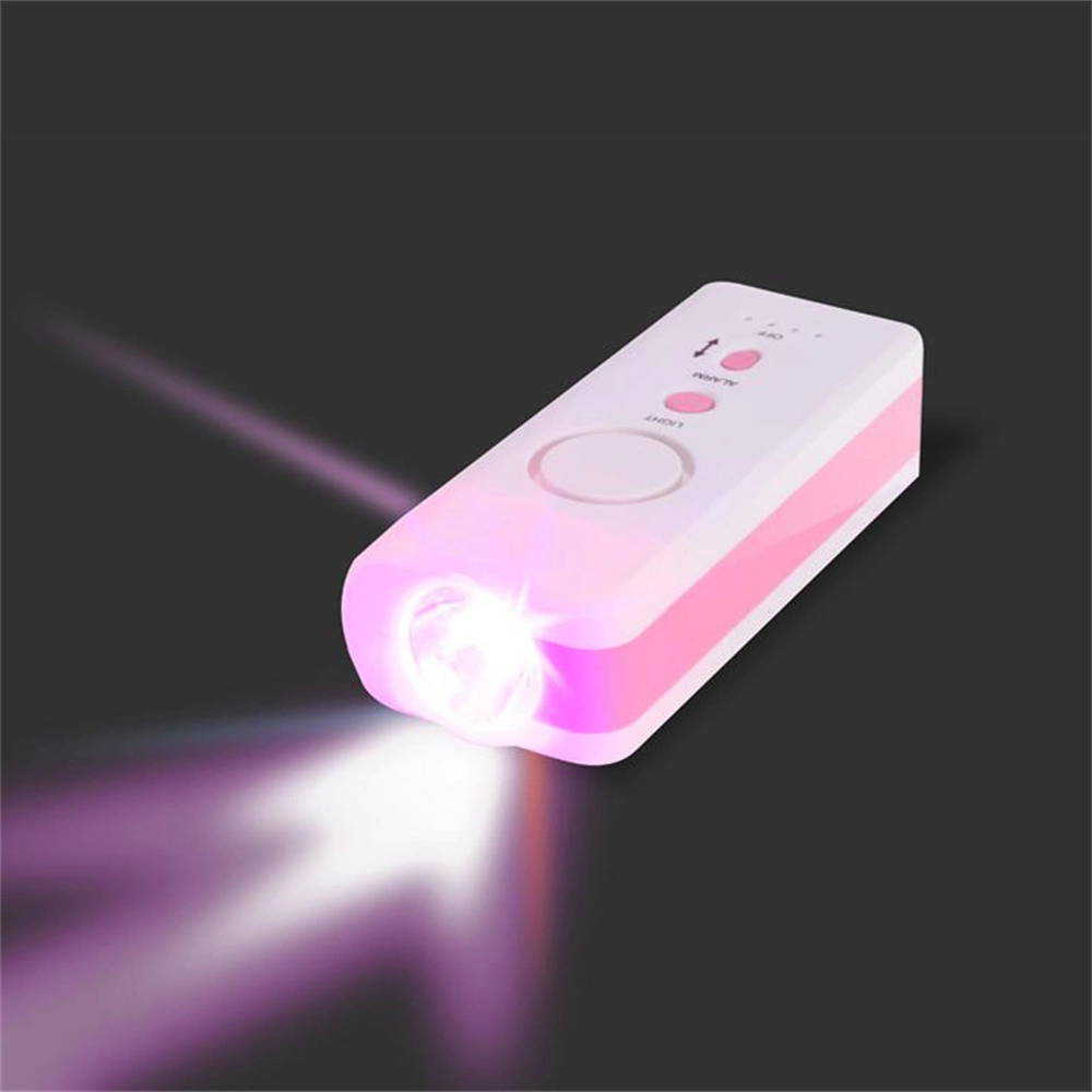 Meinoe 2600mA Power Bank with LED Flashlight Personal Self Defense Alarm 130dB