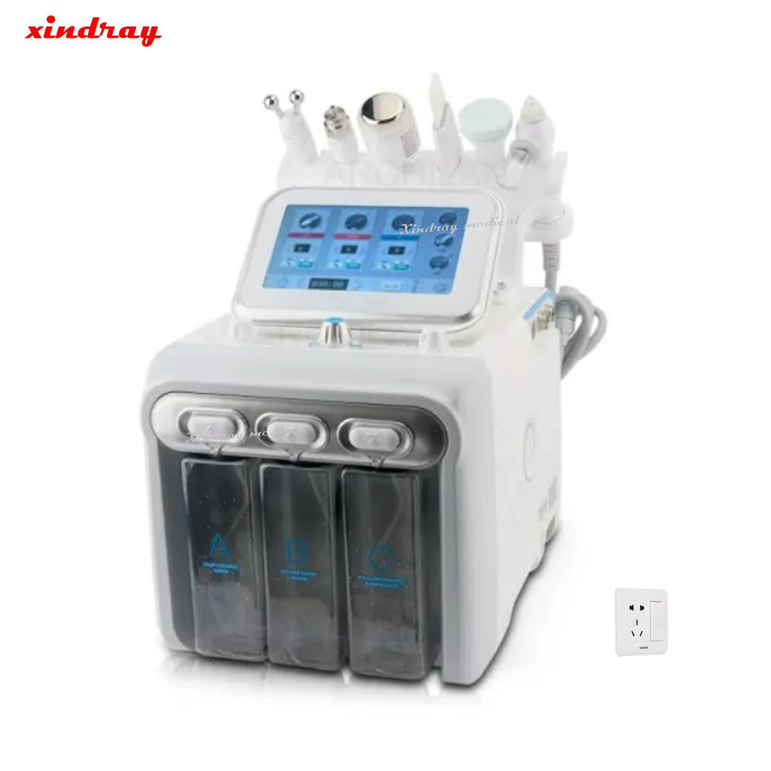 Portable 6 in 1 Oxygen Injection Peeling Skin Care Machine