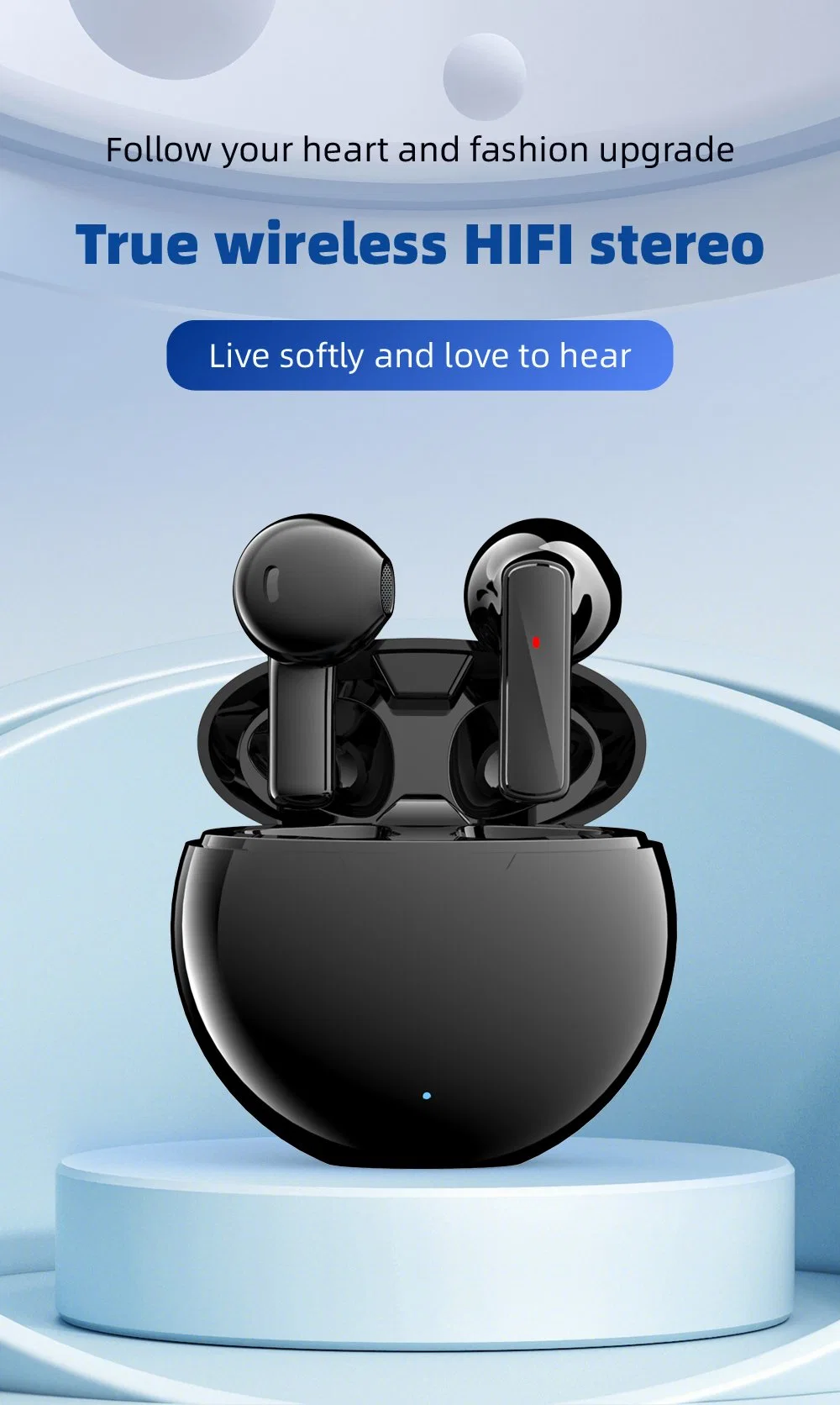 Air5 Wireless Earphone Tws Earbuds Active Noise Cancelling Bluetooth Headphone
