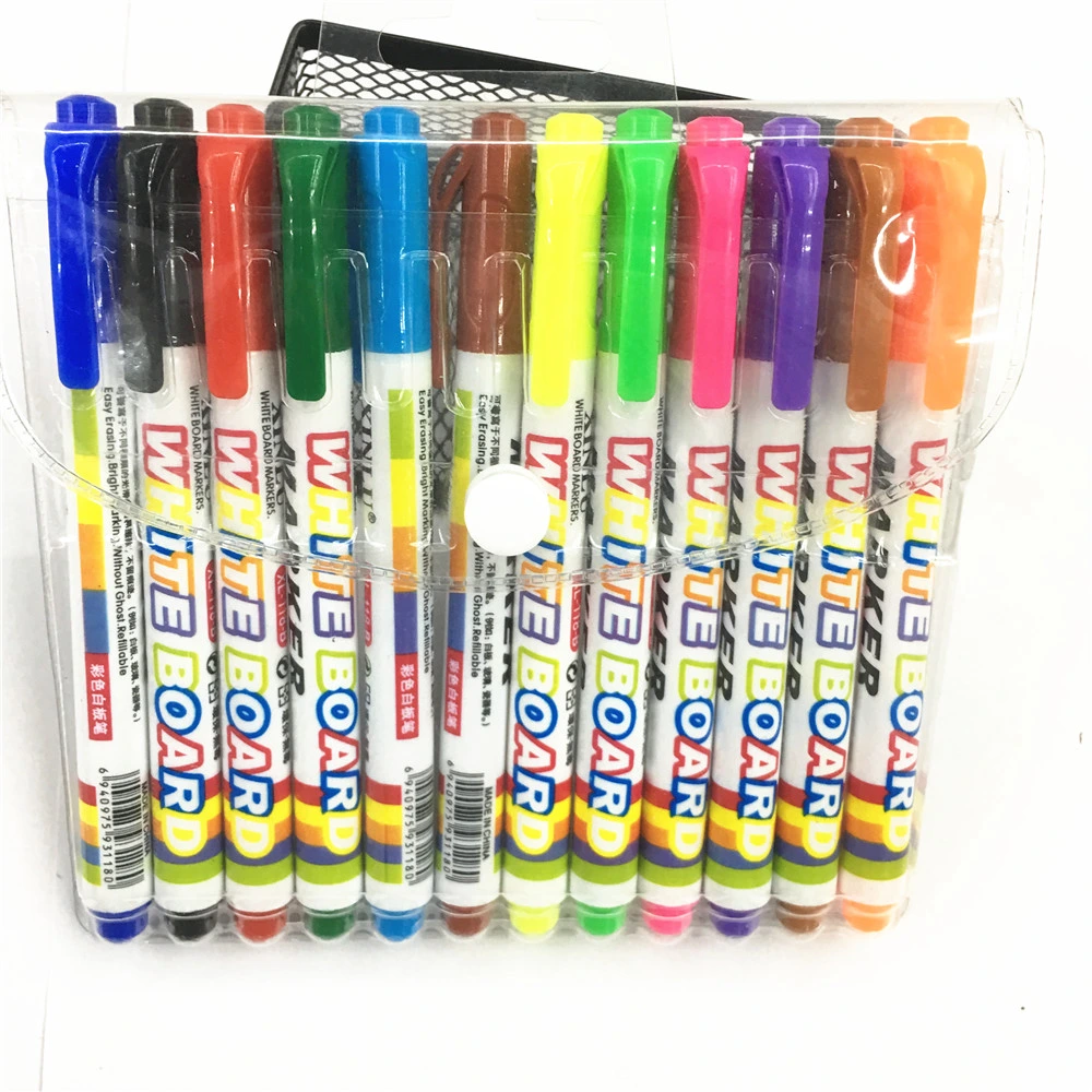12color Whiteboard Marker Pen for School Office Supply