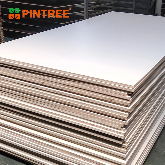 1220*2440mm Wood Grain Melamine Plywood Sheet Melamine Faced Plywood for Furniture