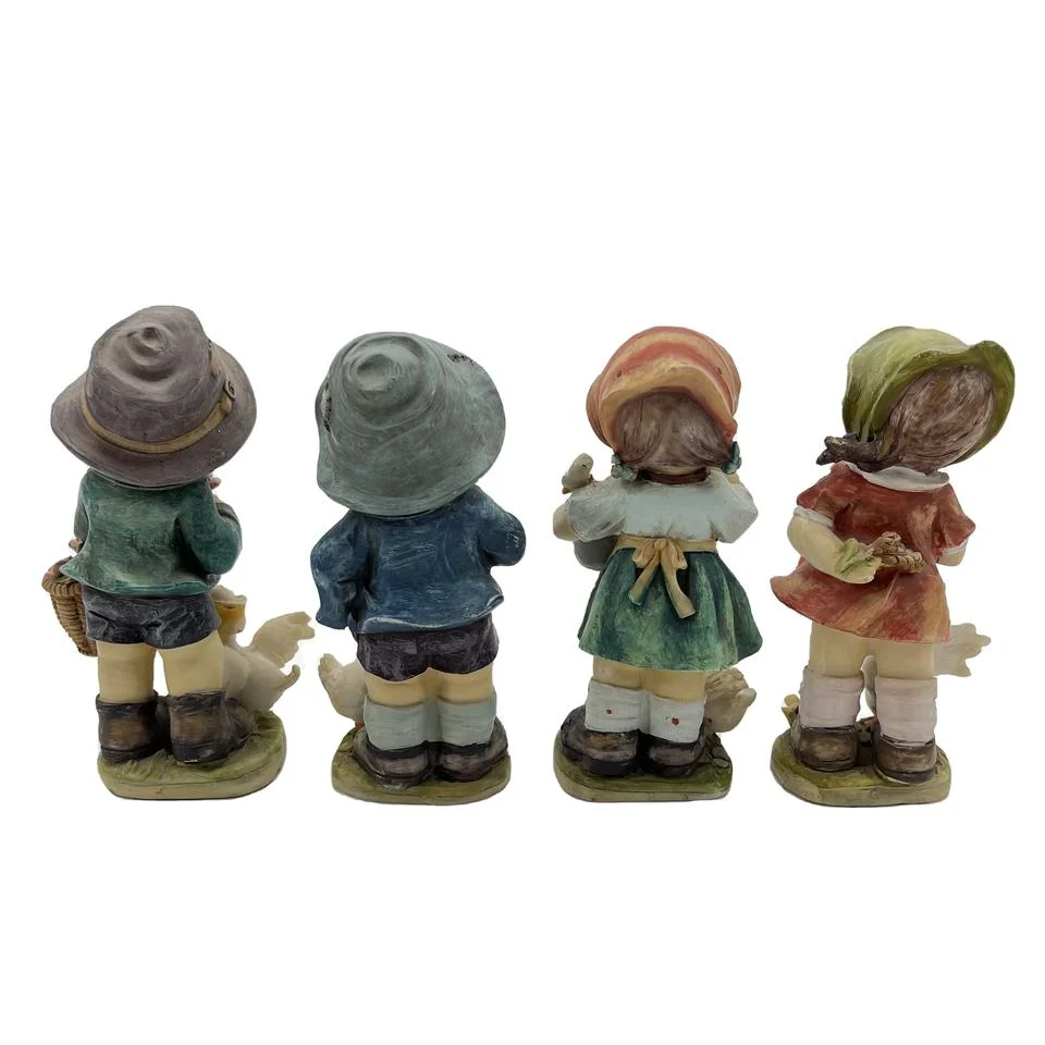 Funny Style Polyresin Children Decor