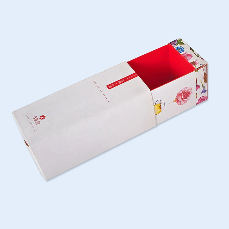 Rose Thé boîte Boîte d'emballage du papier pour le thé Package