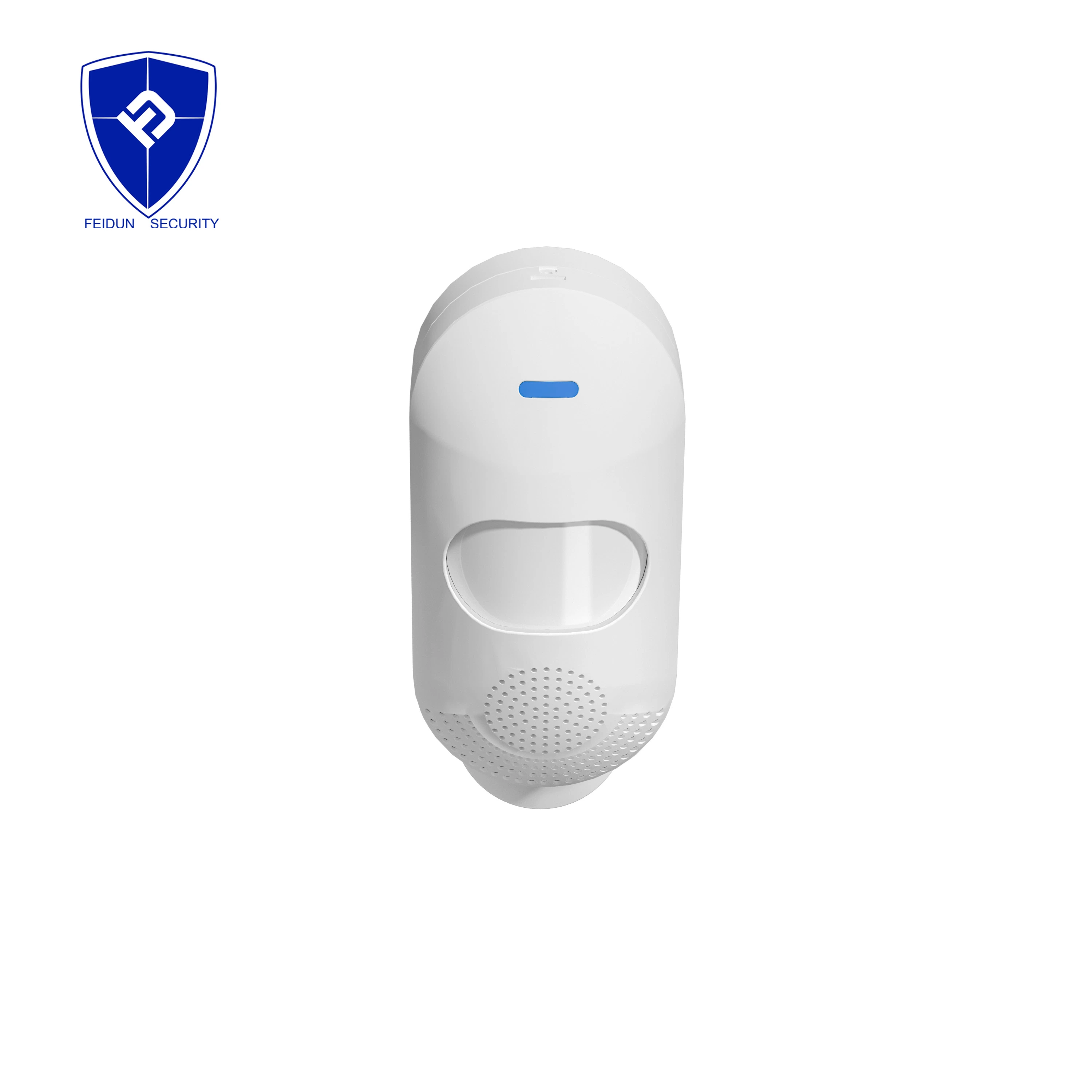 أبيض اللون البطارية نوع C Motion Sound Alarm Home Burglar نظام إنذار الأمان