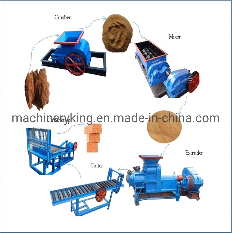 Electric Diesel Engine Manual Solid Concrete Hollow Brick / Block Making Machine for Sale