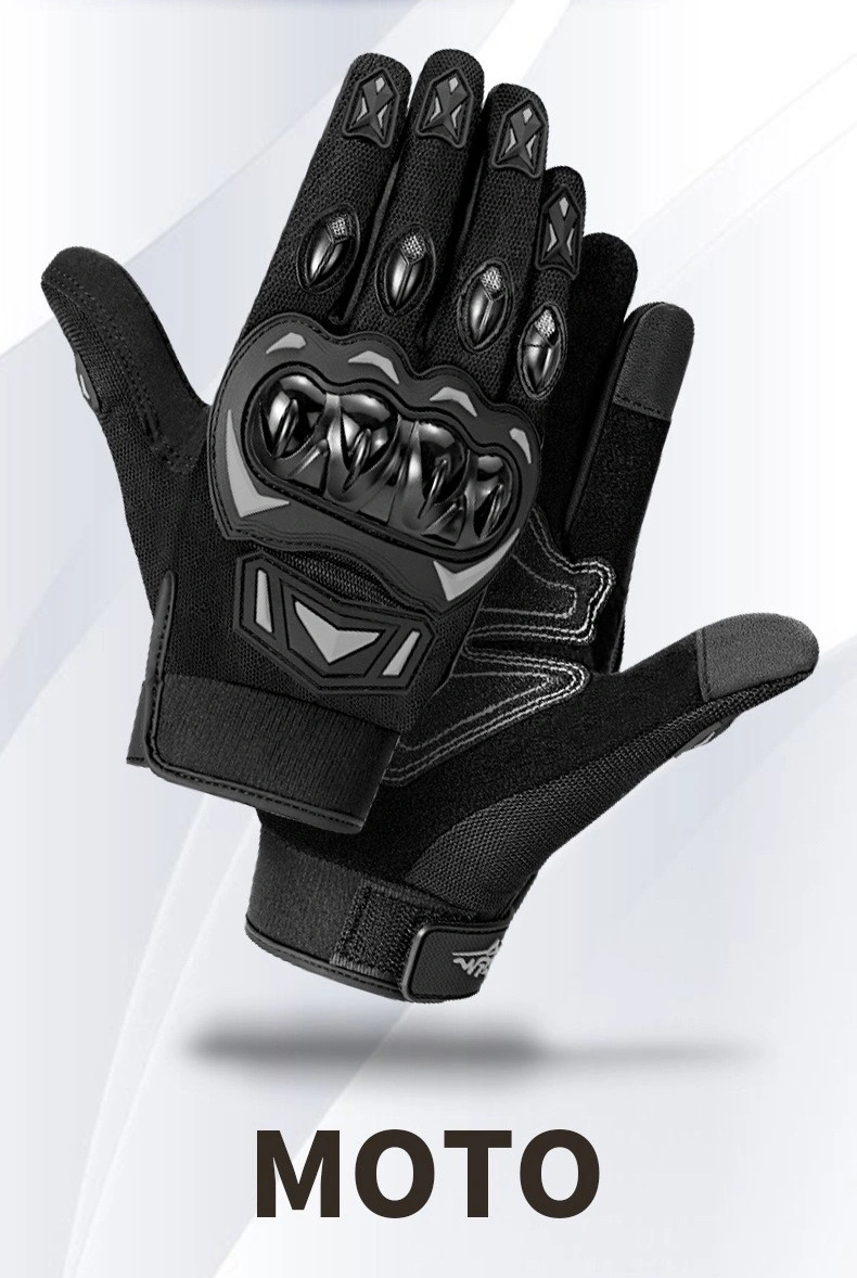 New Design Outdoor Sports Gym Training Protective Shock Resistant Touch Screen Non-Slip Full Finger Tactical Gloves