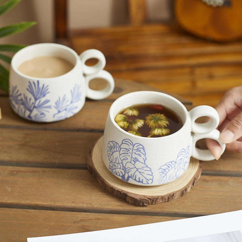 Kundenspezifischer Großhandel Ins Stil Kaffee-Tasse Geschenke Frühstück Keramik Becher Setzen