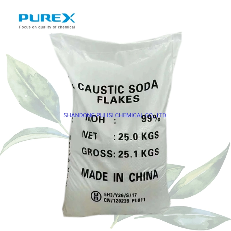 precio de fábrica de fabricación China de hidróxido de sodio Naoh Soda cáustica escamas