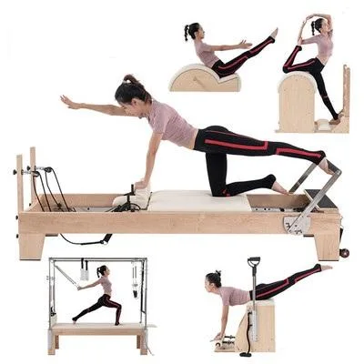 Health Equipment Body Balance Wood Fitness Equipment Wood Pilates Reformer Stability Chair