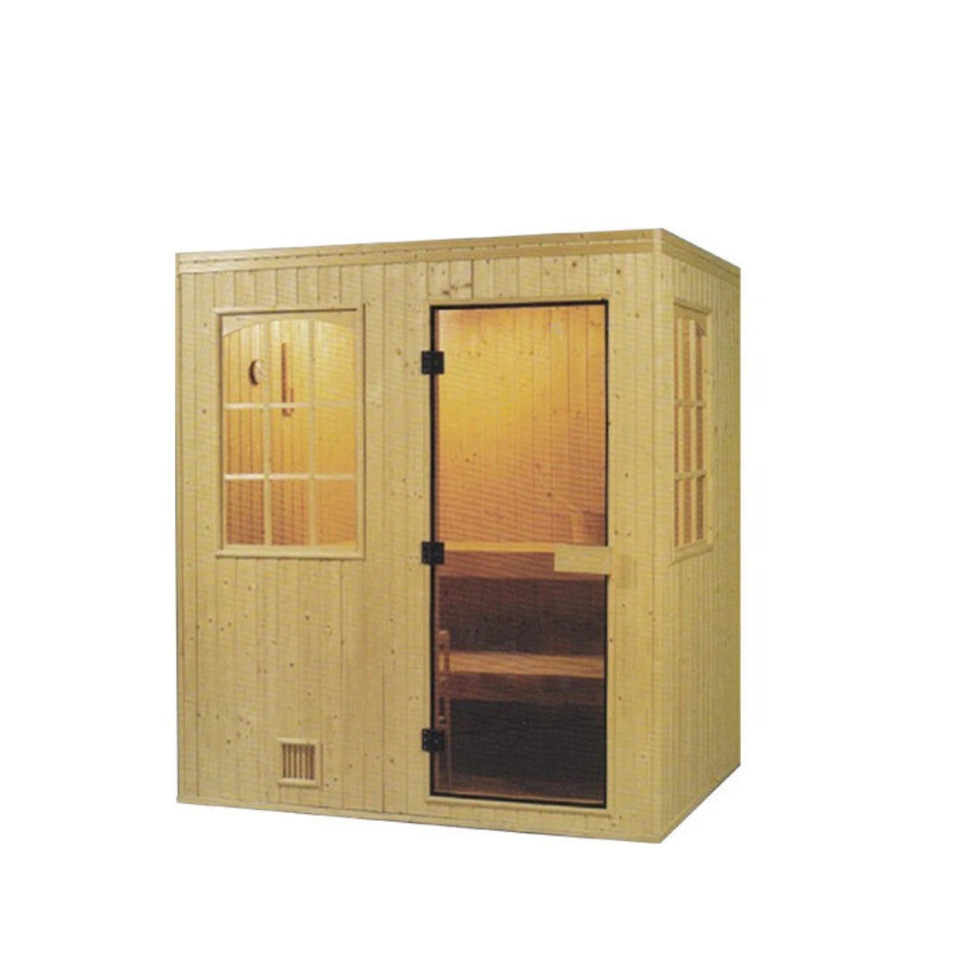 Qian Yan Baños diseños Ducha de lujo cabina China Home Sauna Y Steam Room Factory OEM personalizado rico en madera de color Sala de vapor cocido