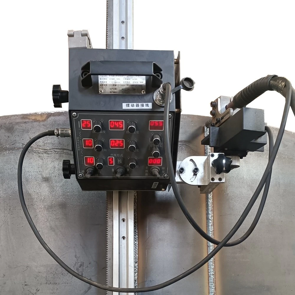 Máquina de soldadura de costura de depósito en horizontal y vertical del depósito de gas de petróleo