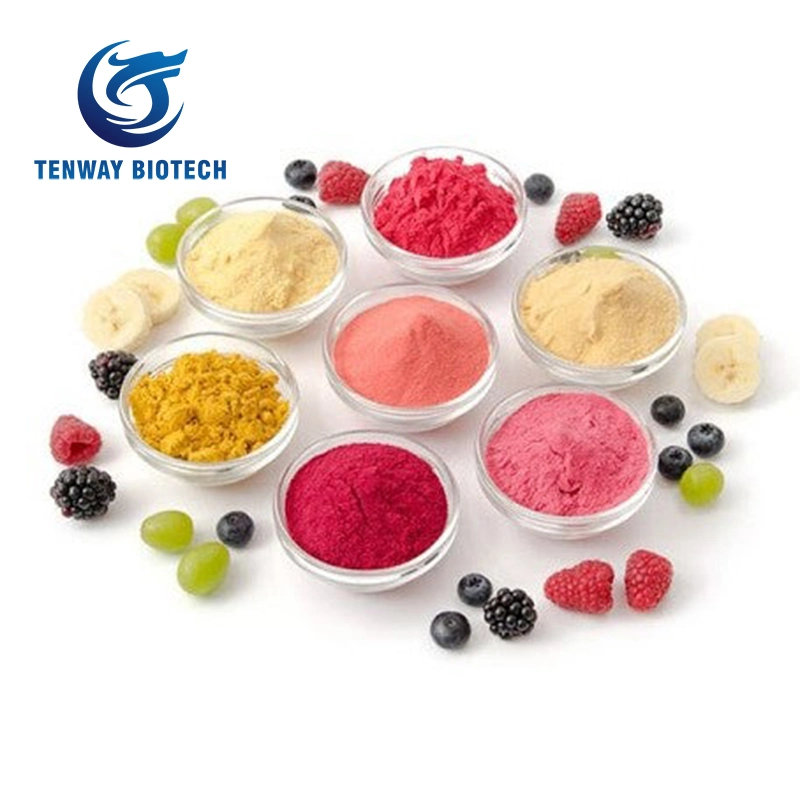 Food Colorant Purple /Red /Green /Yellow Food Pigment Natural Vegetable Powder /Fruit Powder Sourced for Flour Product