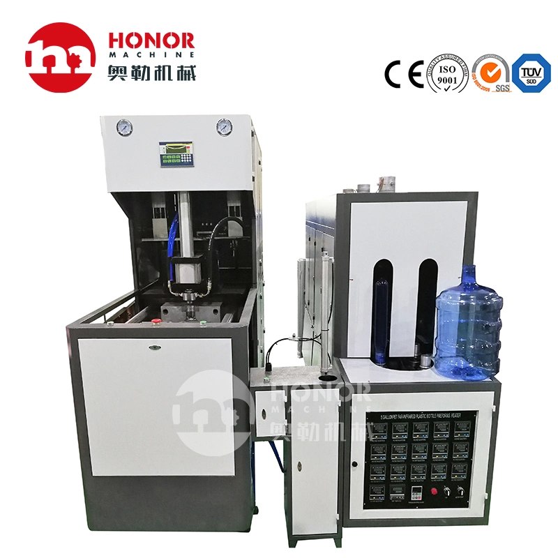 10L 12L 15L 18L 19L 20L 3gallon 4gallon 5gallon Pet Bottle Water Juice Beverage Packaging Sealing Plastic Blow/Blowing Injection Molding/Moulding Machine