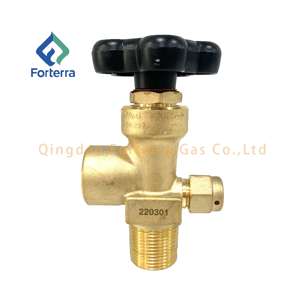 Factory Wholesale Cga580-9b Valve CO2 Oxygen Nitrogen Gas Cylinder Valve