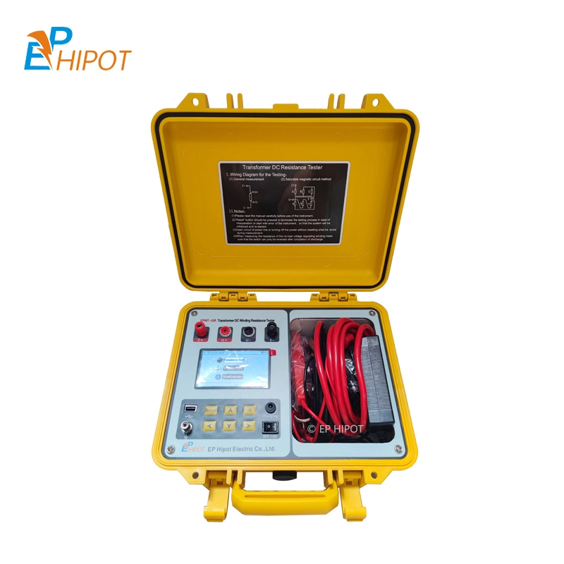Ep Hipot DC Bobinado del transformador eléctrico portátil Probador de resistencia de la bobina