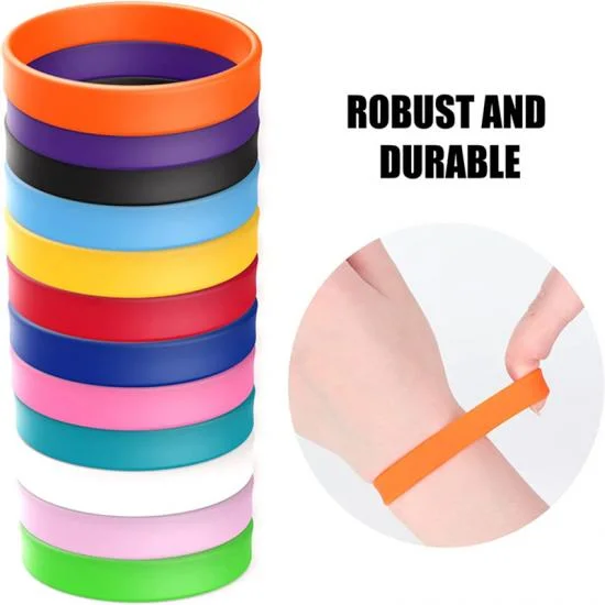 Wholesale/Supplier Rubber Bracelets Silicone Bracelets Color Silicone Wristbands