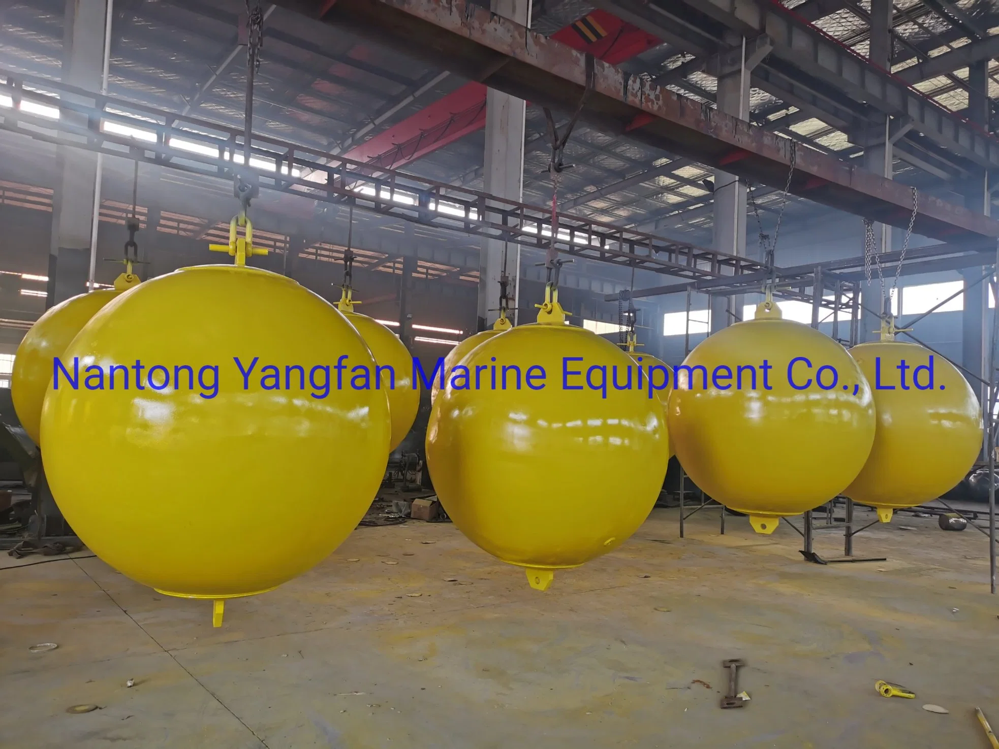 58" Steel Float Ball Buoys, Round Buoys, OEM, Filled with PU Inside