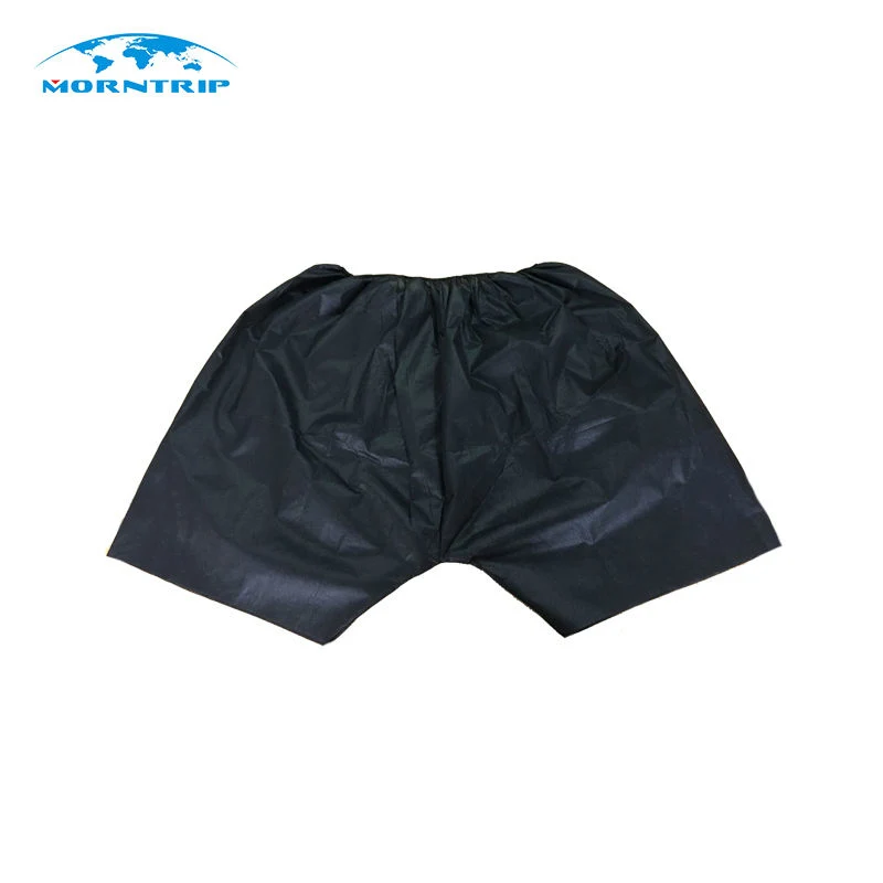 Promotional Men Custom PP Non Woven Fabric Disposable Single Use Travel Business Trip Disposable Underwear Pants Boxer Shorts