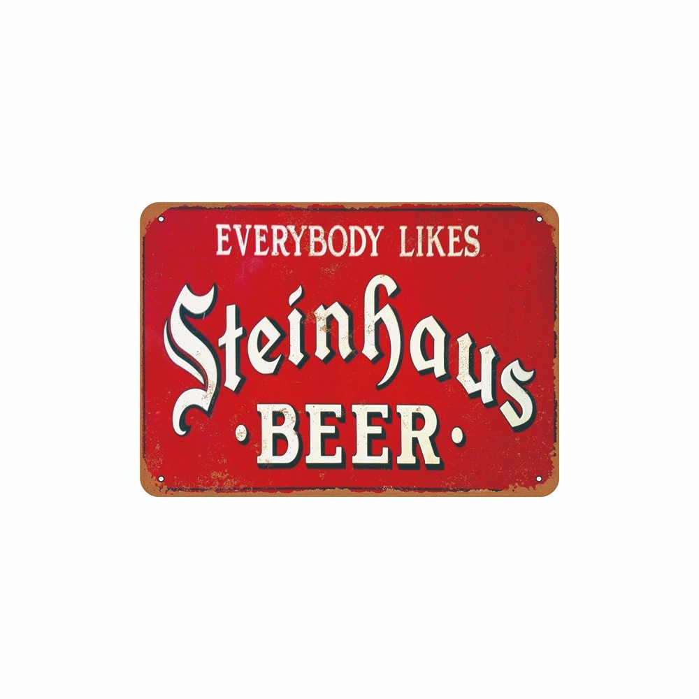 Aluminum Vintage Wholesale/Supplier Beer Retro Metal Tin Signs