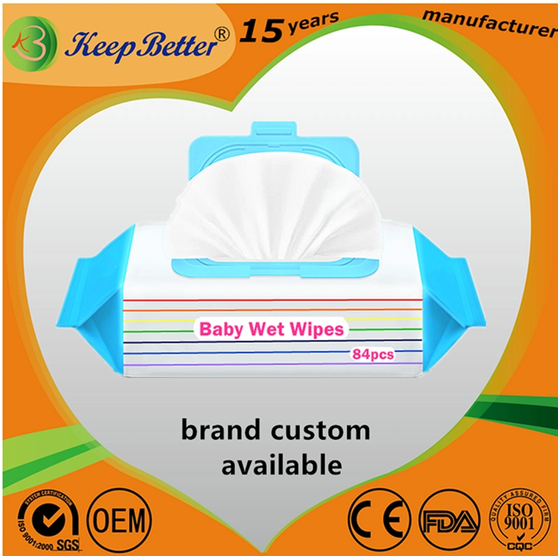 Wholesale Manufacture and Export Disposable Baby Wet Wipes/Baby Cleaning Wipes/Baby Skin Care Wipes