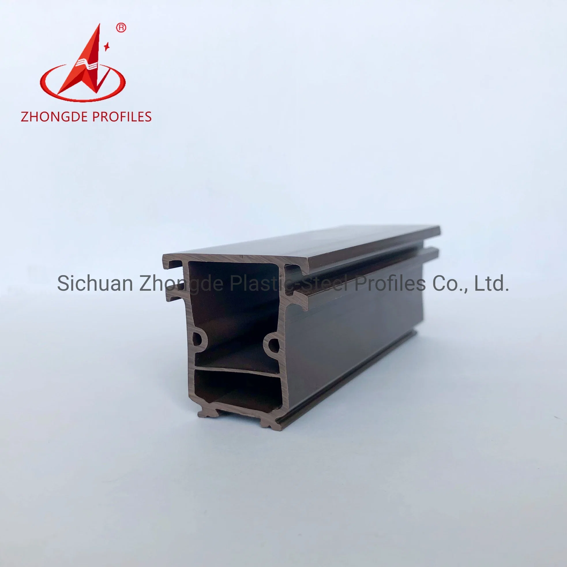 Zhongde UPVC/PVC Profile for Window&Door 75 Silding Series Multi-Color Profile