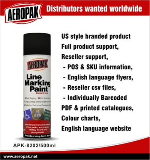 Aeropak Hot Sale Line Marker Paint for Road Marking