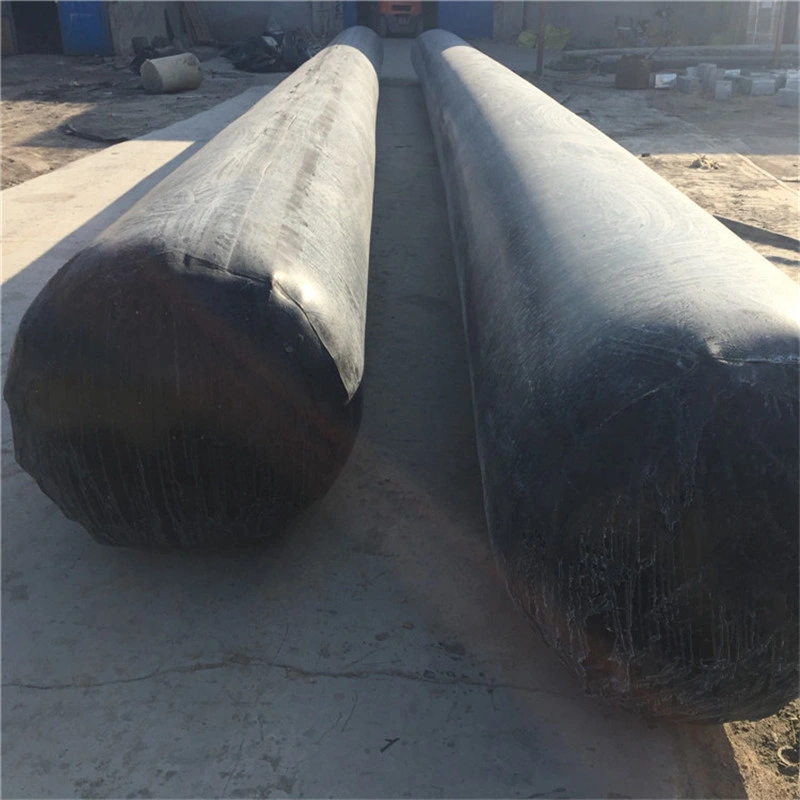 0,9 * 17m culvert Herstellung Aufblasbarer Beton Konstruktion Gummi Ballon