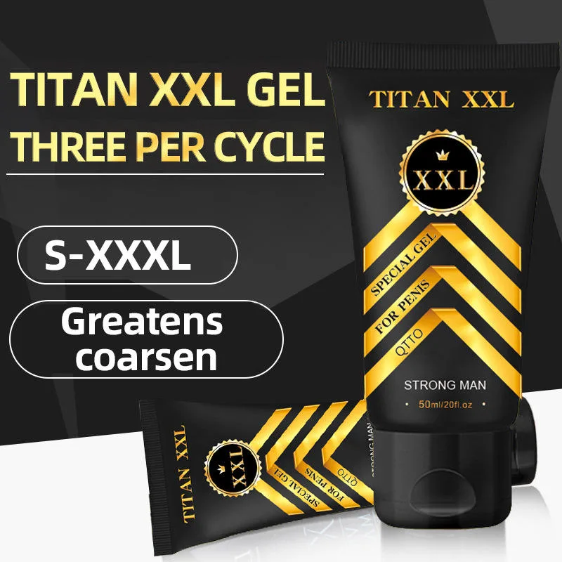 Russia Titan XXL Gel 50ml Herbal Penis Enlargement Gel, Dick Sex Massage Cream for Men's Personal Care Products