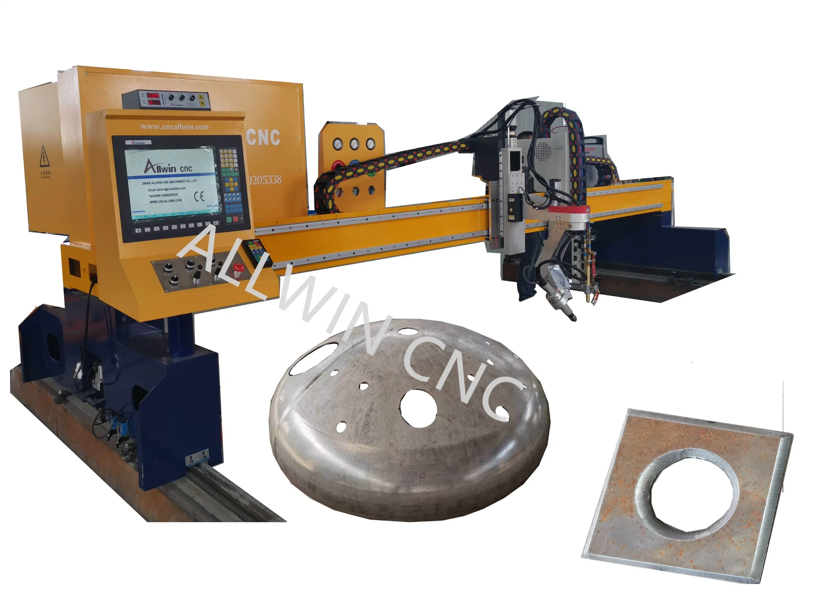 Schrägplasma-Cutter Plasma-Abschrägung 5-Achsen-Gantry-Plasmaschneiden Maschine mit Oxy-Fule Gas