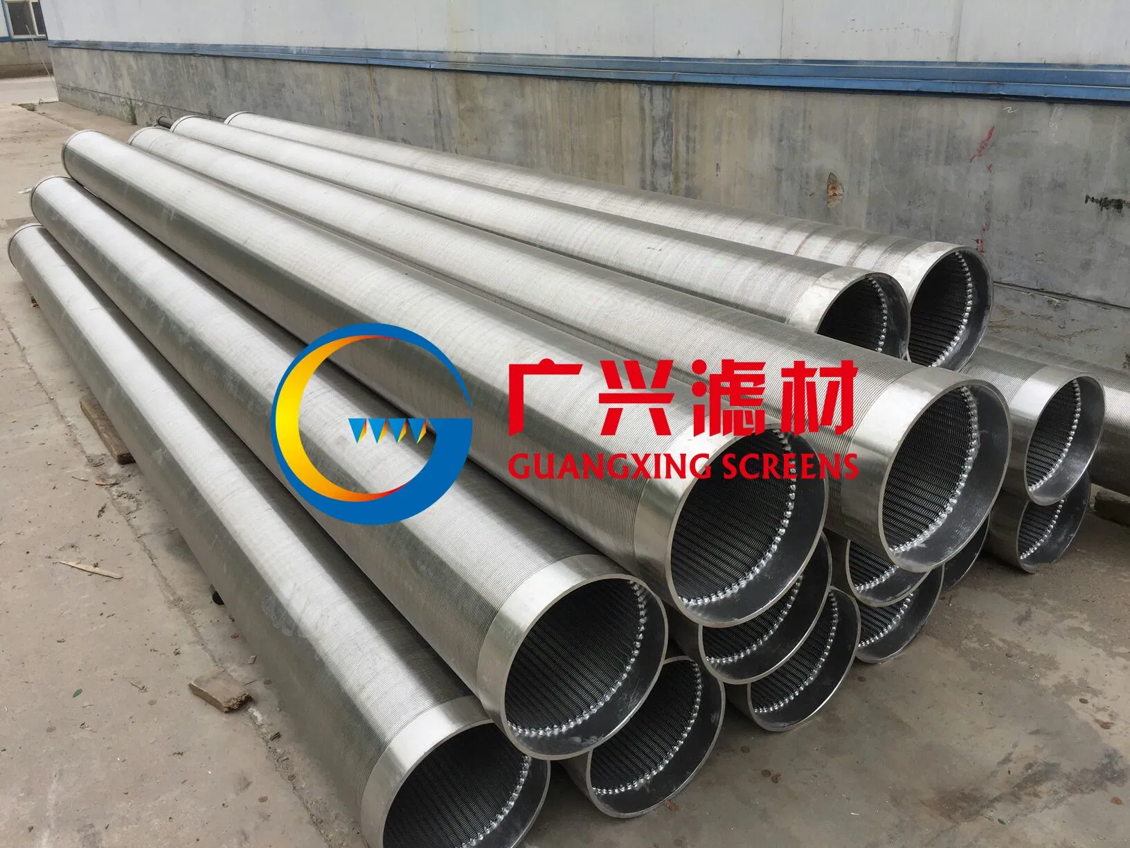 Stainless Steel Wedge Wire Well Screen Water Filter Screen Stainless Steel Screen