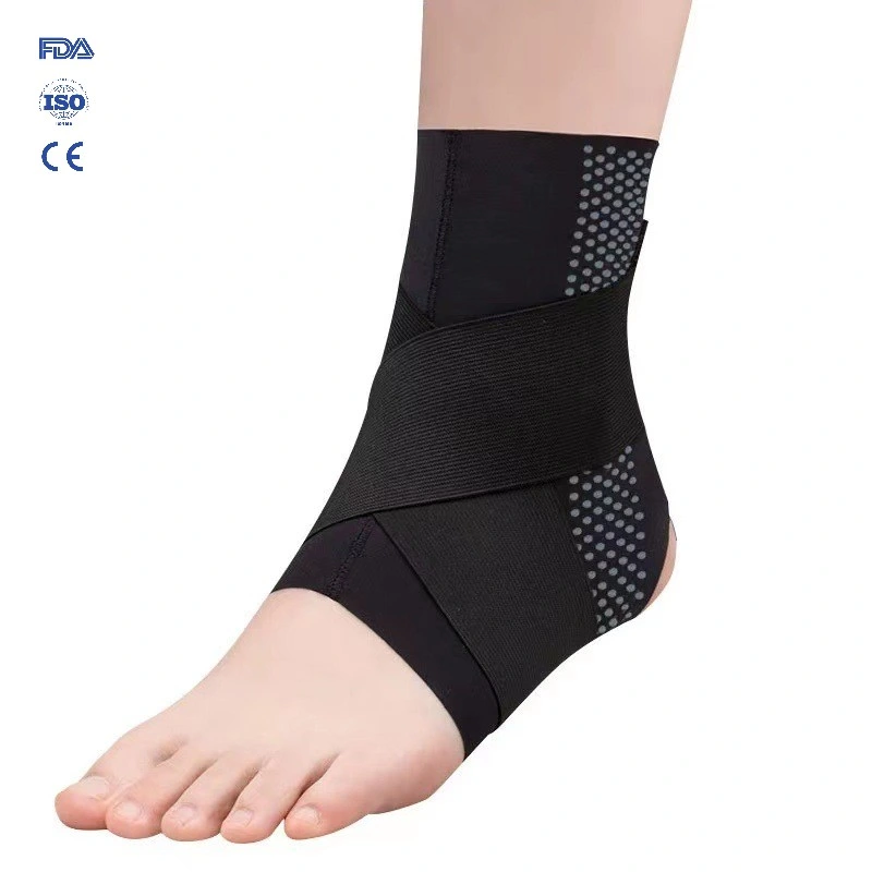 Sport Safety Athletic Compression Ankle Pads Protective Adjustable Knee Sleeve Guard Outdoor Sports Protector