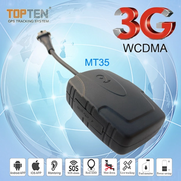 نظام إنذار السيارة 3G WCDMA GPS مع سيارة إيقاف للترحيل المحرك Mt35-Wy بأمان