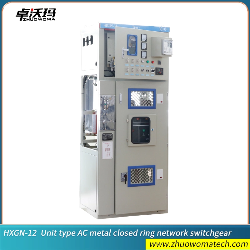 Xgn15-12 (SF6) Unit Type AC Metal Closed Ring Network Switchgear Oil Transformer Power Distribution Cabinet