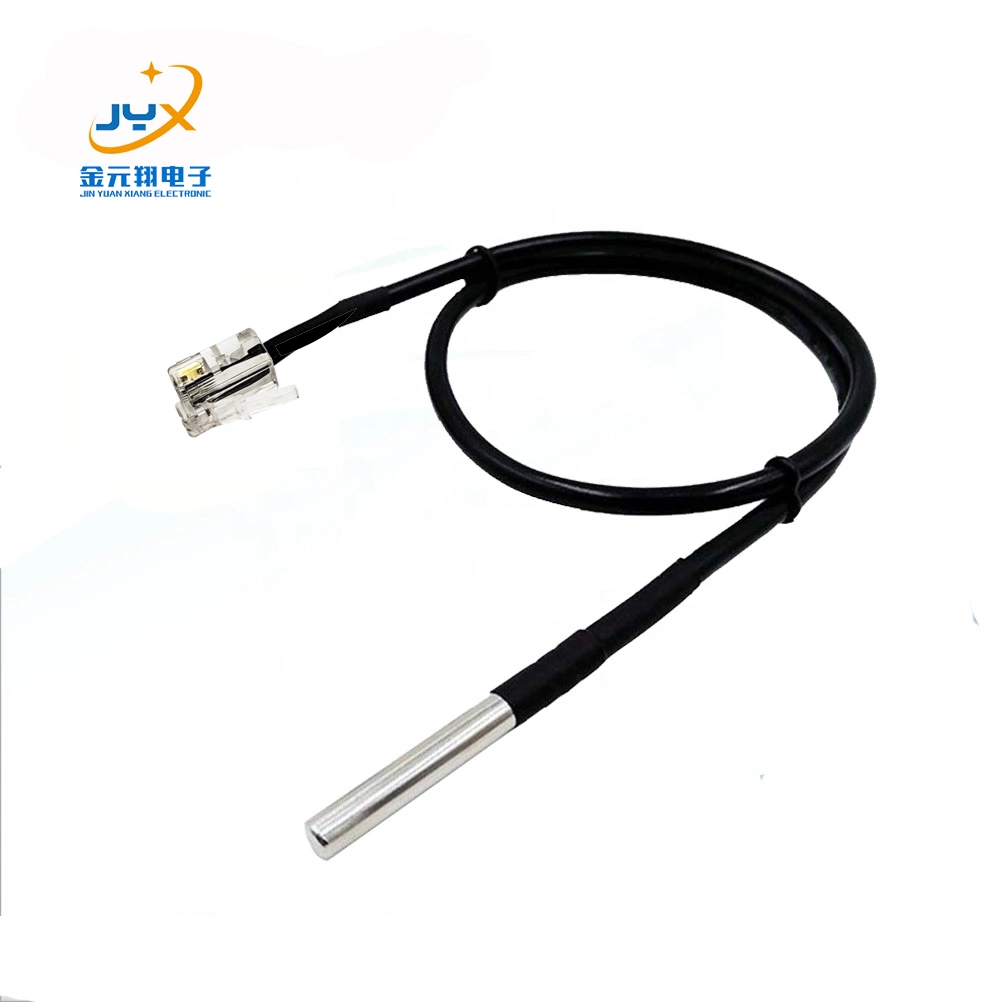 Jyx Stainless Steel Probe 6*50mm Waterproof 3wire Dallas Ds18b20 Temperature Sensor J634