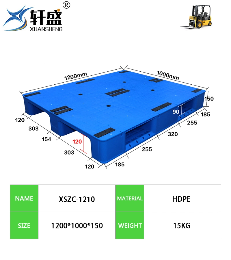 Logistik Transport Anti-Rutsch HDPE Kunststoffpalette